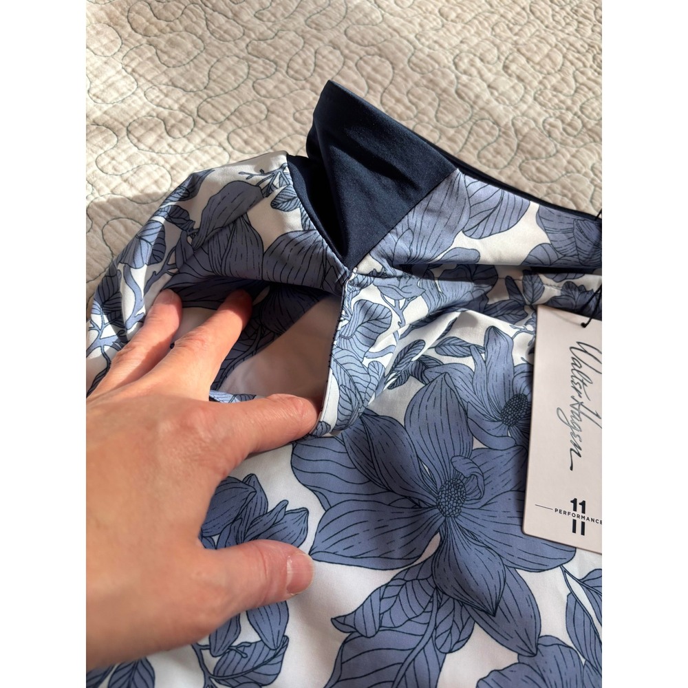 Walter Hagen Performance 11 Womens Floral Golf Skort Blue White 16 Inch Small - Picture 2 of 4
